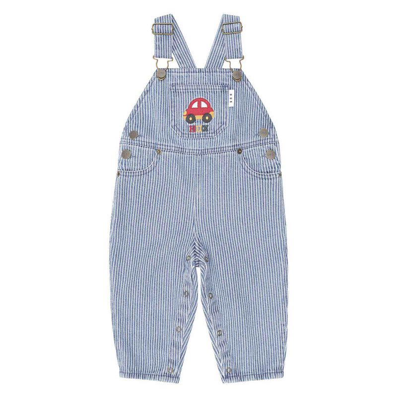 Huxbaby Car Denim Stripe Overall 6M-2Y image number 0